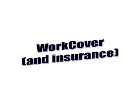 All business will insure their business against loss. This is normally a big expense for a business. It is a contract between 2 parties – the insurer.