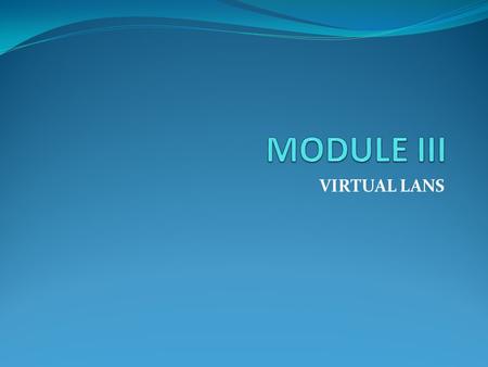 VIRTUAL LANS. A station is considered part of a LAN if it physically belongs to that LAN. The criterion of membership is geographic What happens if we.