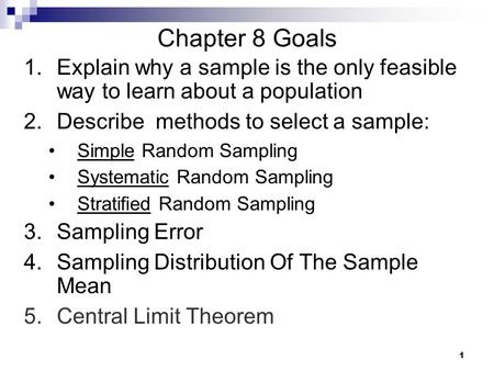 Ch 8 ==> Statistics Is Fun!