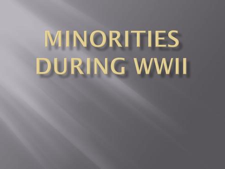  African Americans moved north in search of higher paying factory work. In some communities, they were unwelcome.  Many worked in war industries and.