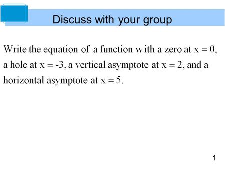 1 Discuss with your group. 2.1 Limit definition of the Derivative and Differentiability 2015 Devil’s Tower, Wyoming Greg Kelly, Hanford High School, Richland,