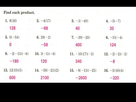 Quiz Review Properties and Integers Operations with Decimals Addition Subtraction Multiplication Division.