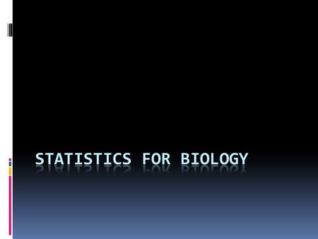 Chi Square Analysis  Use to see if the observed value varies from the expected value.  Null Hypothesis – There is no difference between the observed.