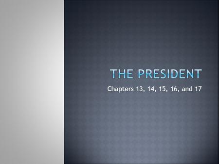 Chapters 13, 14, 15, 16, and 17. Legislative and Judicial Powers.