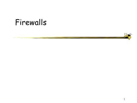 1 Firewalls. ECE 4112 - Internetwork Security 2 Overview Background General Firewall setup Iptables Introduction Iptables commands “Limit” Function Explanation.