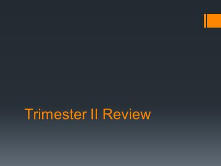 Trimester II Review. “The business of America is business.” — President Calvin Coolidge.  What does this quote mean to you?  Which time period is this.