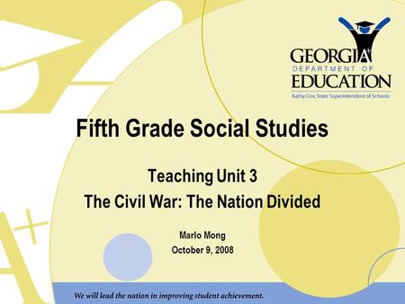 Fifth Grade Social Studies