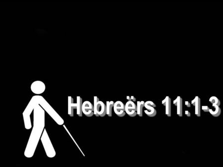 Hebreërs 11:1-3. Ingenooi deur God Ons raak bewus van ons diepste behoeftes, vrae en vrese en gee ons oor aan God.