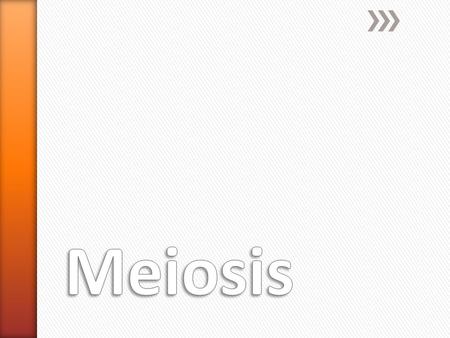 Objectives: I CAN: Explain the difference between mitosis and meiosis. Describe how chromosomes determine sex. Explain why sex-linked disorders occur.