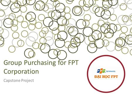 Group Purchasing for FPT Corporation Capstone Project.