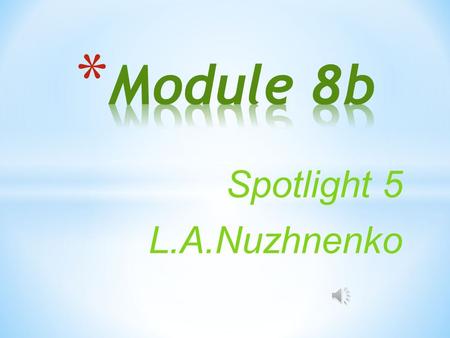 Spotlight 5 L.A.Nuzhnenko