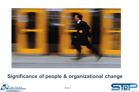 People and Organisational Change