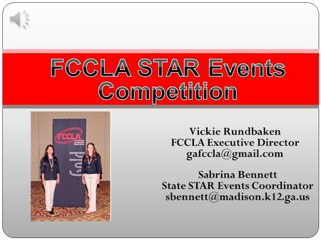 Vickie Rundbaken FCCLA Executive Director