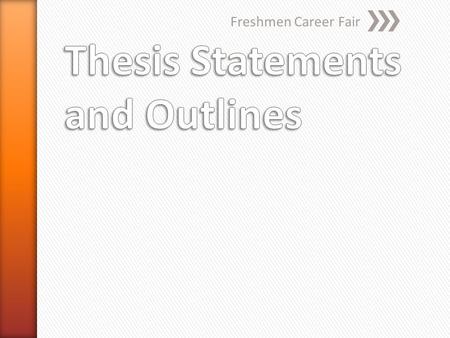 Freshmen Career Fair. » Consider the type of paper you’re writing: analytical ˃An analytical paper breaks down an issue or an idea into its component.