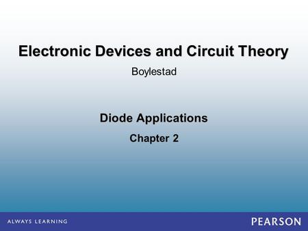 Electronic Devices and Circuit Theory