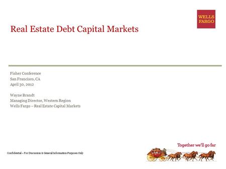 Real Estate Debt Capital Markets