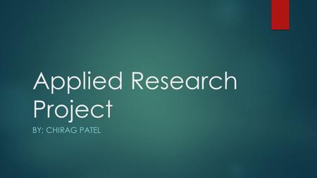 Applied Research Project BY: CHIRAG PATEL. Optometrist Manhattan, NY Salary: $136,173 Miami, FL Salary: $110,211.