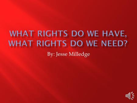 By: Jesse Milledge  Congress shall make no law respecting an establishment of religion, or prohibiting the free exercise thereof; or abridging.