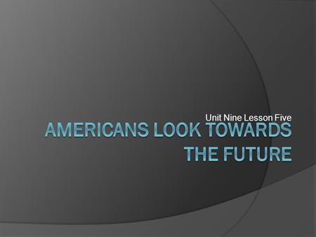 Unit Nine Lesson Five. Analyze the impact of immigration on American society. Summarize the causes and effects of changing demographics. Objectives.