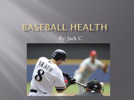 By: Jack C.  The immune system doesn’t work directly to the sport of baseball, but it is big. You need to stay healthy to play the best level of ball.