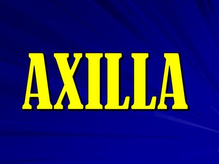 AXILLA.