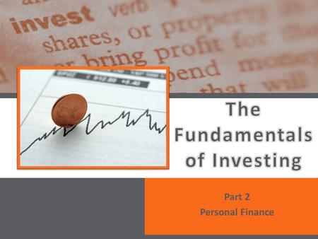 The Fundamentals of Investing