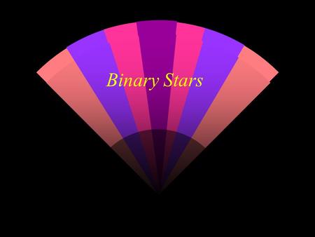 Binary Stars. Double Stars/Binary Stars Binary Star Double Star Earth.