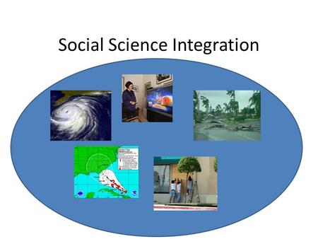 Social Science Integration. Hurricane Forecasts as an Element of Generalized Risk Management System Public Emergency Planners Forecast Products Public.