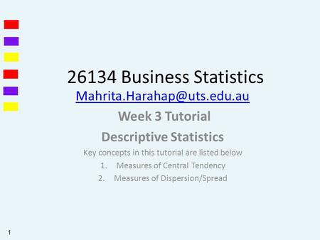 Descriptive Statistics