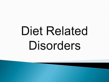 The major causes of death in Australia are linked to diet and lifestyle. Some people consume a well-balanced diet while others do not. Poor nutrition.