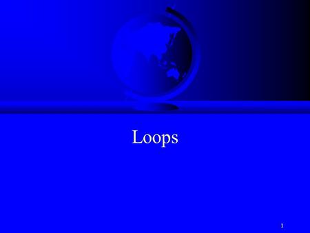 Loops 1. Liang, Introduction to Java Programming, Sixth Edition, (c) 2007 Pearson Education, Inc. All rights reserved. 0-13-222158-6 2 while Loop Flow.