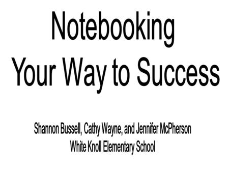 By teaching our students processes without providing them with the opportunity to make meaning, students have a hard time applying the skills taught.