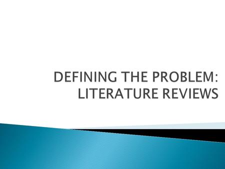 2 The Problem Definition Process Recognize the problem or opportunity Find out why the information is sought Understand the decision making environment.