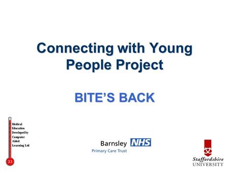 Connecting with Young People Project BITE’S BACK.