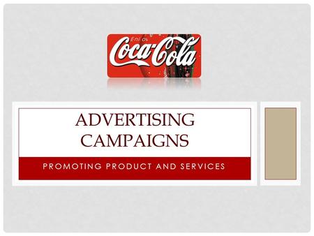 Advertising Campaigns