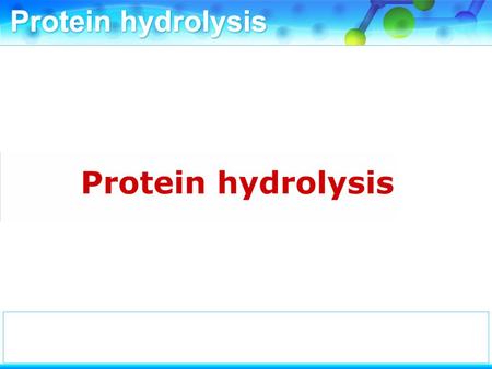 Proteins comprise many amino acids joined to each other by peptide links.