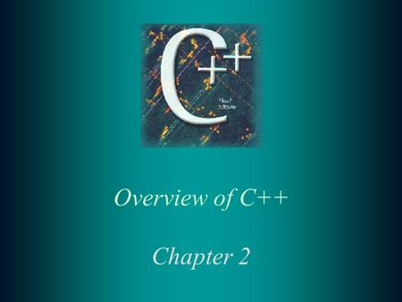 Overview of C++ Chapter 2. 2 2.1 C++ Language Elements t Comments make a program easier to understand t // Used to signify a comment on a single line.