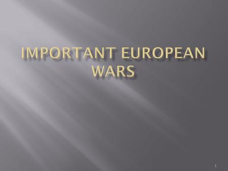 1.  Cause:  Land conflict between England and France  New weapons used throughout the war(Long bow, cross bow, gun)  Results:  England gave up claims.