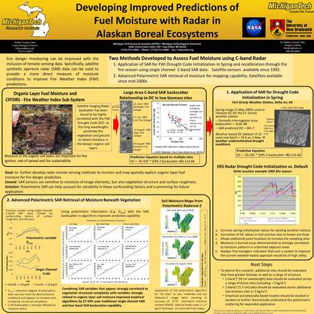 Michigan Tech Research Institute (MTRI)  Michigan Technological University 3600 Green Court, Suite 100  Ann Arbor, MI 48105 (734) 913-6840 – Phone 