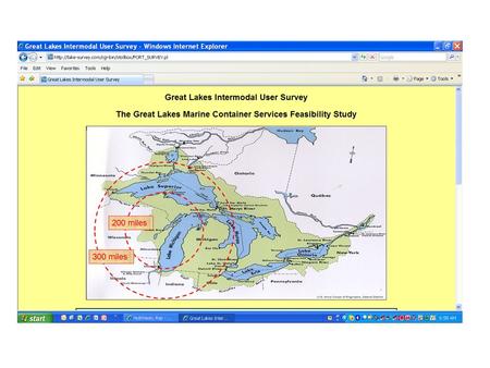 Focus Group Interviews – Pretest of on-line survey – Early focus group interviews revealed very different shipping needs – With international shipments,