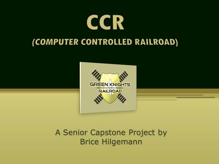 Project Description Design and implement interfaces for the CCR that campus visitors can use to control trains. General Requirements: 1. Allow PC control.