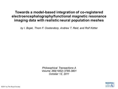 Towards a model-based integration of co-registered electroencephalography/functional magnetic resonance imaging data with realistic neural population meshes.