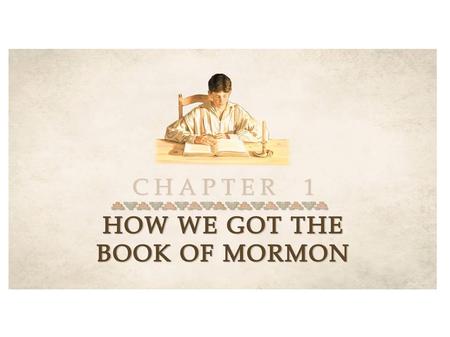 What was the first thing that Joseph Smith did that caused the Book of Mormon to arrive in our life? James Ch 1:5 New Testament.