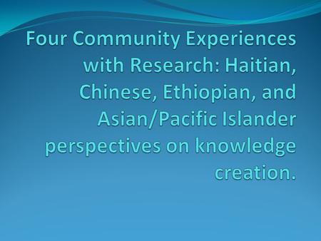 Overview of Session Introductions Panel presentations Dr. Renald Raphael Mr. Joseph Wu Mr. Binyam Tamene Ms. Carolyn Leung Question and Answer Session.