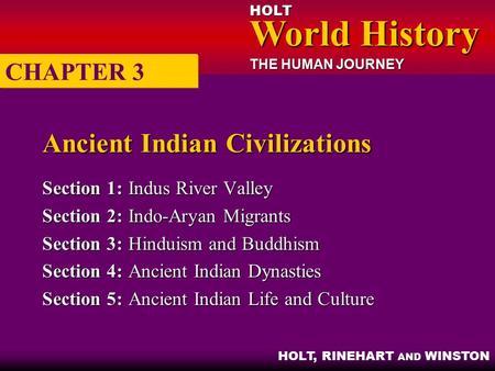 Ancient Indian Civilizations