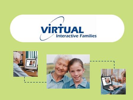 What We Do Virtual Interactive Families brings you interactive videoconferencing that is: – Turn-key solution (as easy as accessing a web-site) – Affordable.