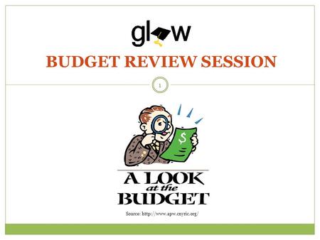 BUDGET REVIEW SESSION 1 Source: