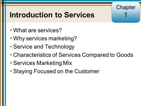 Introduction to Services