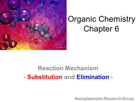 Organic Chemistry Chapter 6