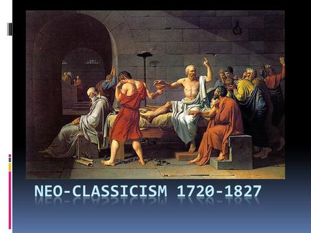  Inspired by a revived interest in the styles of classical antiquity in painting, sculpture, and architecture.  As a reaction to the excesses of monarchy.